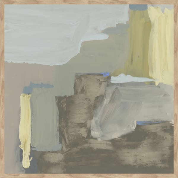 Quest II - 36" x 36" Painting By Buddy Whitlock - Blue / Green