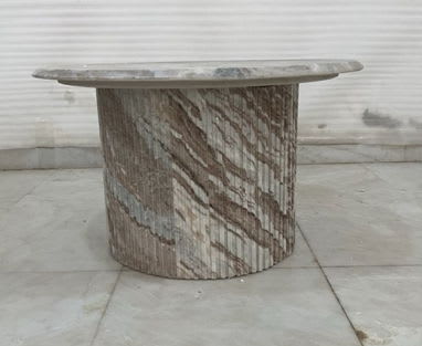 Nordens - Marble Round Coffee Table - Gray