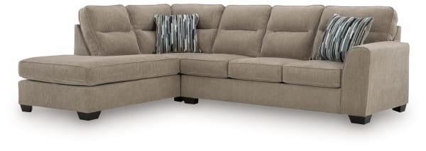 Olten - 2-Piece Sectional With LAF Corner Chaise - Mocha