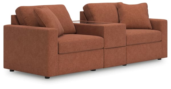 Modmax - Spice - 3-Piece Sectional With Storage Console