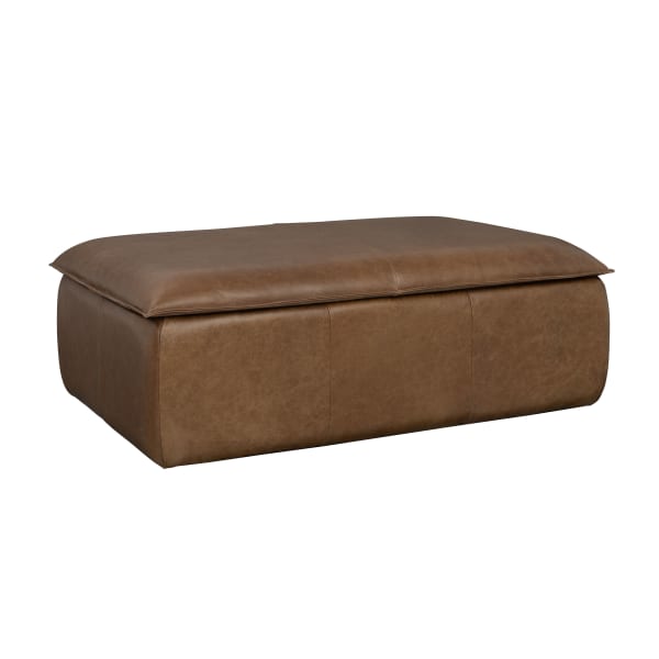 Crawford - Rectangular Storage Ottoman - Chestnut