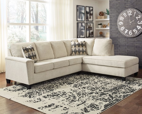 Abinger - Natural - Right Arm Facing Chaise With Sleeper Sectional