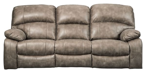 Dunwell - Driftwood - Pwr Rec Sofa With Adj Headrest