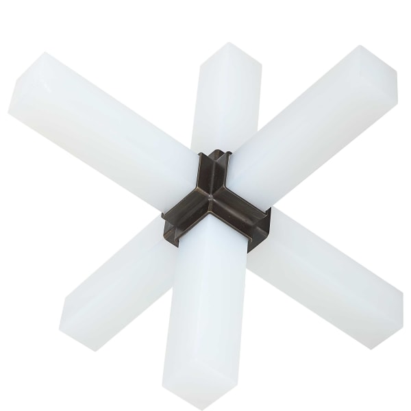 Double Cross - Sculpture - Opaline Crystal