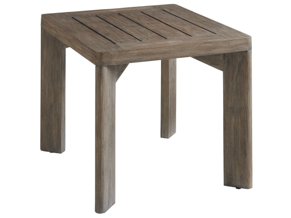La Jolla - Rectangular End Table - Dark Brown