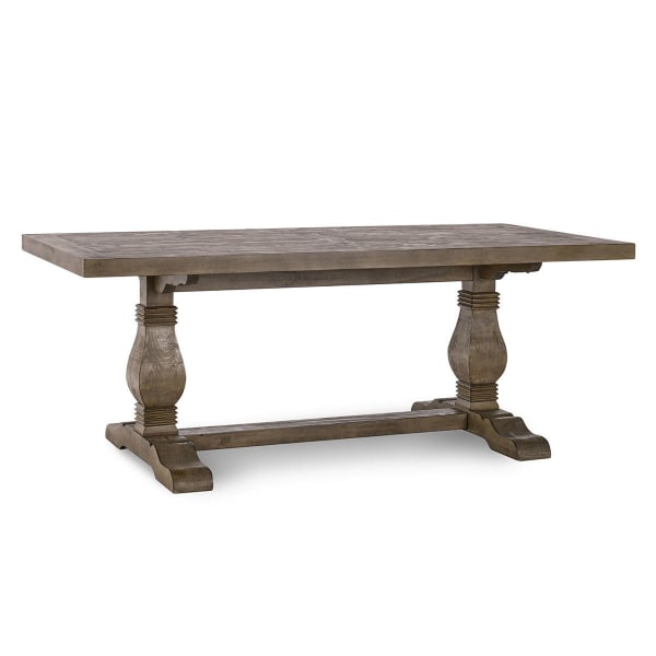 Caleb - Solid Wood Rectangle Dining Table - Brown