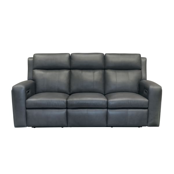 Wyatt - Power Reclining Sofa With Power Headrests & Lumbar - Dark Gray