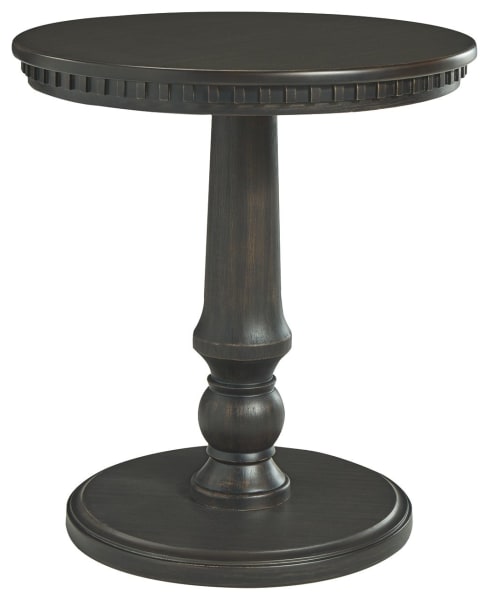 Miniore - Black - Round End Table