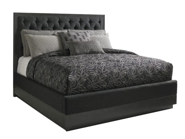 Carrera - Maranello Upholstered Bed 5/0 Queen - Dark Gray
