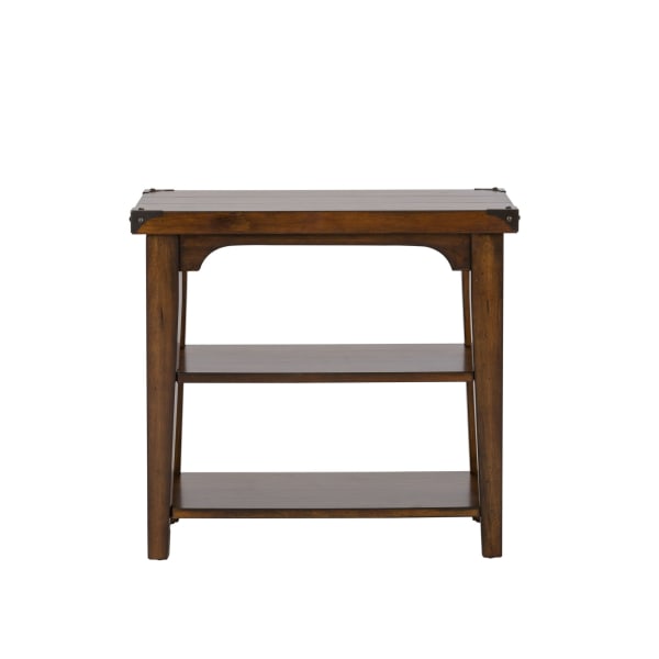 Aspen Skies - Chair Side Table - Dark Brown