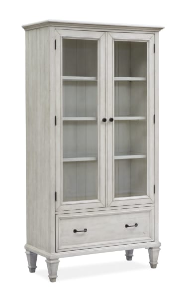 Newport - Door Bookcase - Alabaster