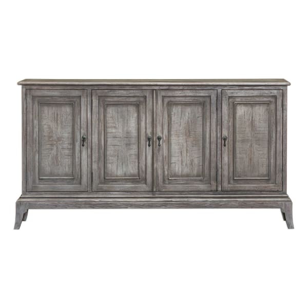 Nyle - 4 Door Cabinet - Gray