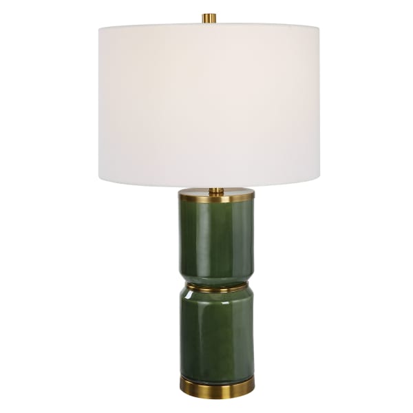 26" Table Lamp - Dark Green