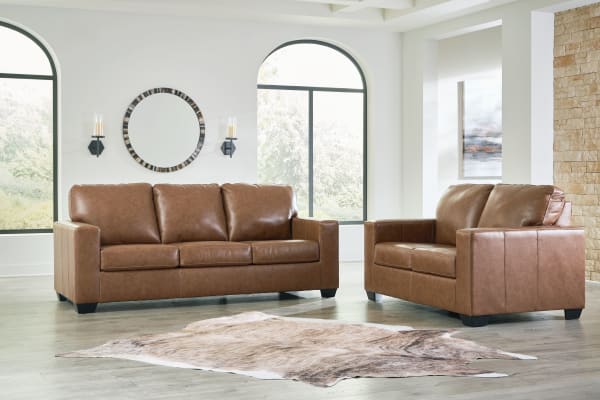 Bolsena - Caramel - 2 Pc. - Sofa, Loveseat
