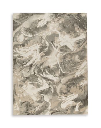 Jairlett - 9' x 13' Rug - Beige / Ivory / Charcoal