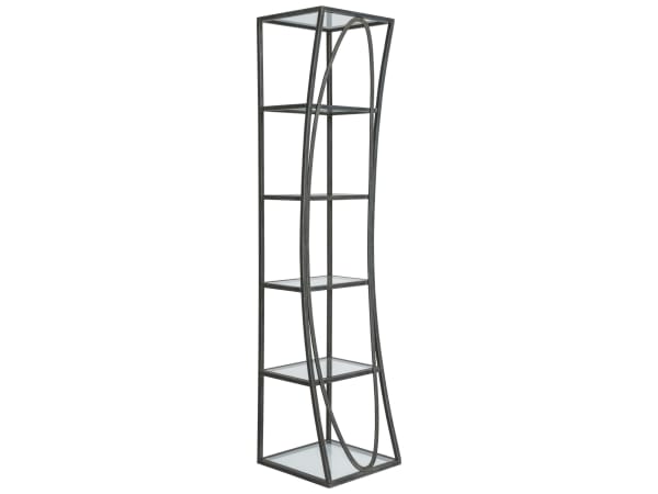 Metal Designs - Ellipse Slim Etagere - Black