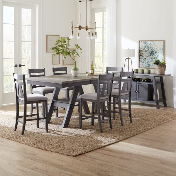 Lawson - 7 Piece Gathering Table Set - Gray