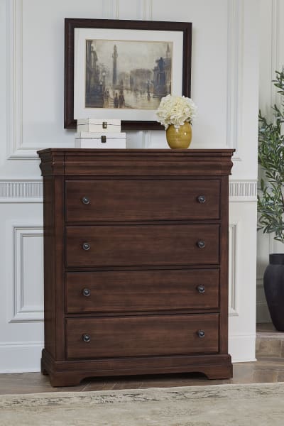 Vista - 5 Drawer Chest - Cherry