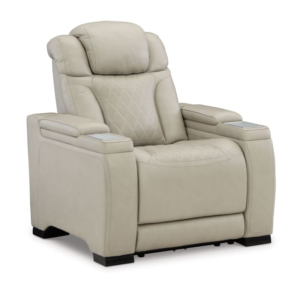 Strikefirst - Natural - Pwr Recliner/Adj Headrest
