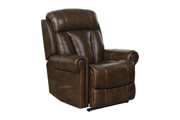 Lyndon - Power Lift Recliner With Power Headrest And Power Lumbar - Brown