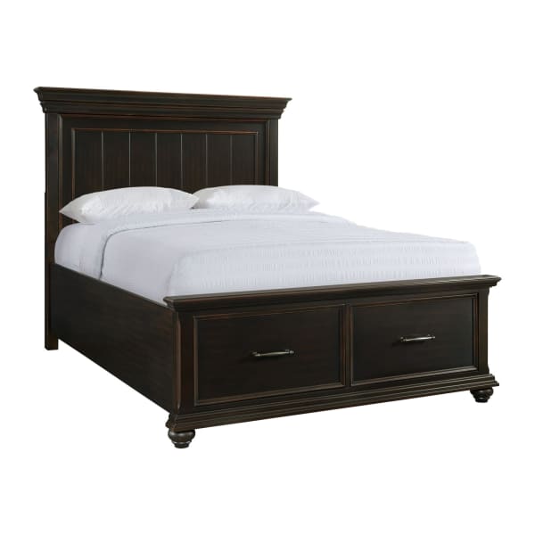 Slater - Queen Platform Storage Bed - Black