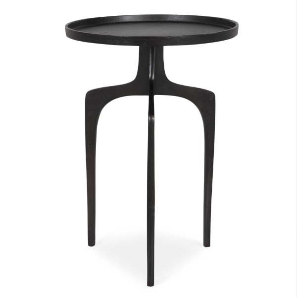 Accent Table - Raw Dark Brown