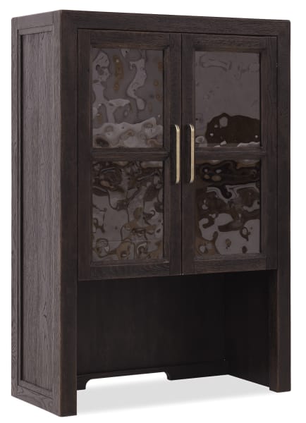 Driftwood - Bookcase Hutch - Burnt Timber