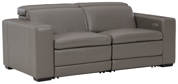 Texline - Gray - 3-Piece Power Reclining Sectional