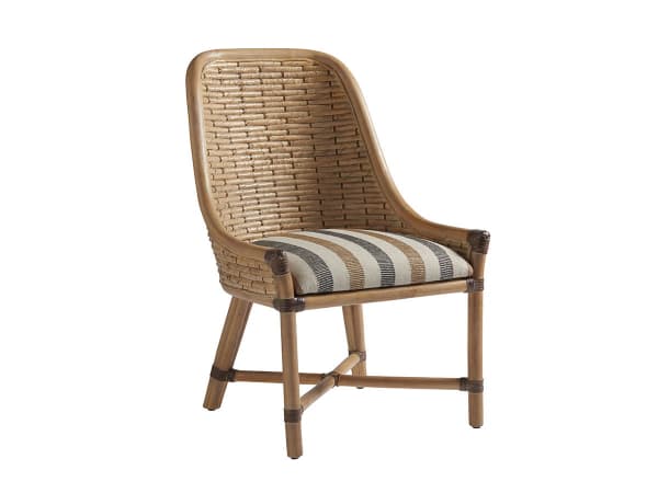 Los Altos - Keeling Woven Side Chair - Light Brown