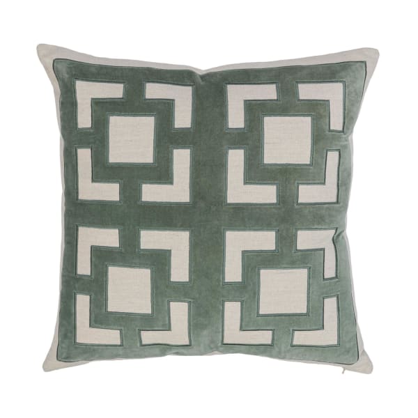 Novel Estate - 22" x 22" NV Corbin Pillow - Jade Green