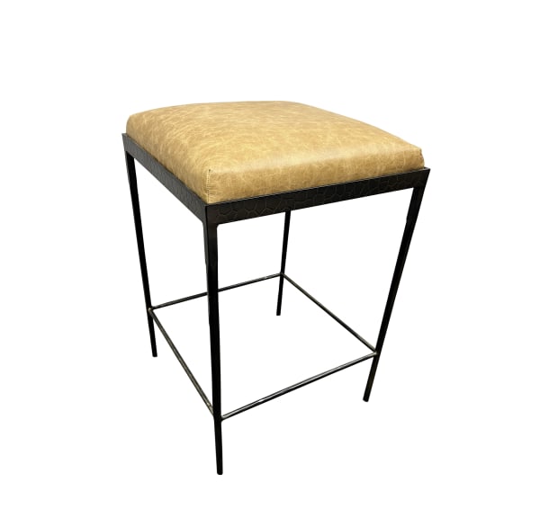 Bose - Leather Counter Stool - Chestnut Brown