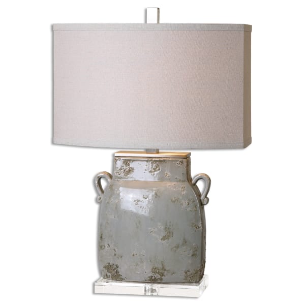 Melizzano - Table Lamp - Ivory-Gray