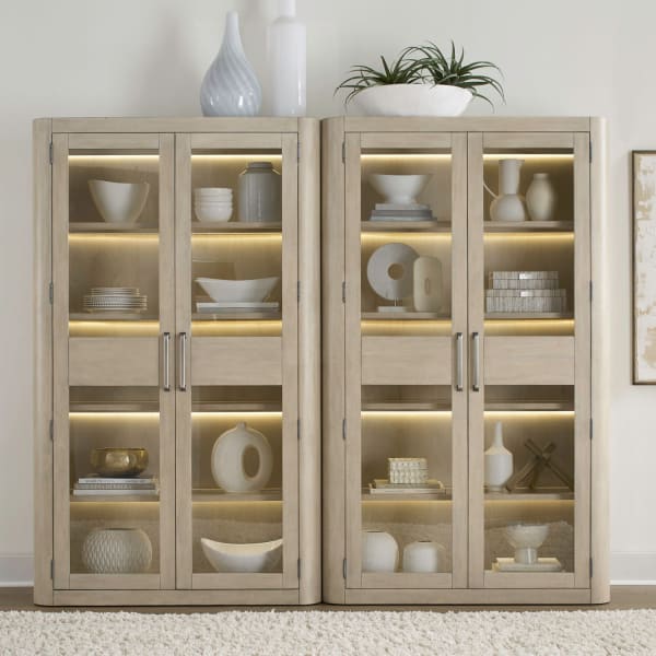 South Bend - 2 Piece Bunching Cabinet Set - White