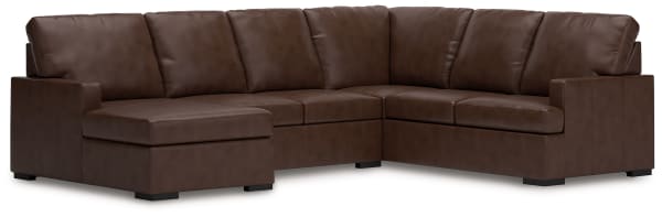 McDowlan - Coffee - 3-Piece Sectional With Laf Corner Chaise