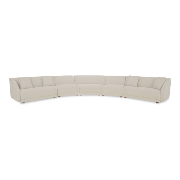 Fraser - 5 Piece Modular Sectional - White