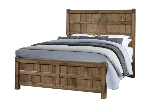 Dovetail Queen Board & Batten Bed Finish - Natural