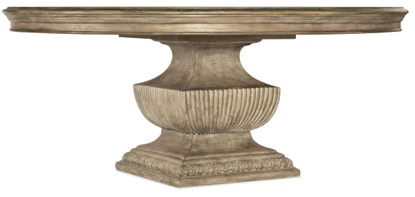 Castella - 72" Round Urn Table - Light Brown