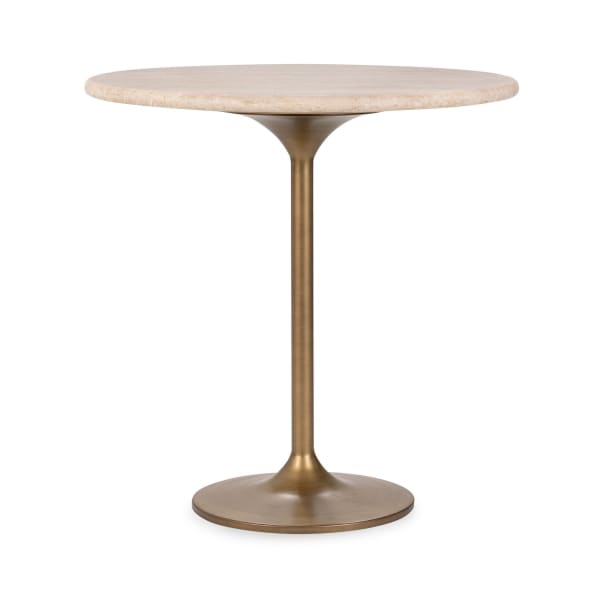 Malani - Travertine Gathering Table - Natural