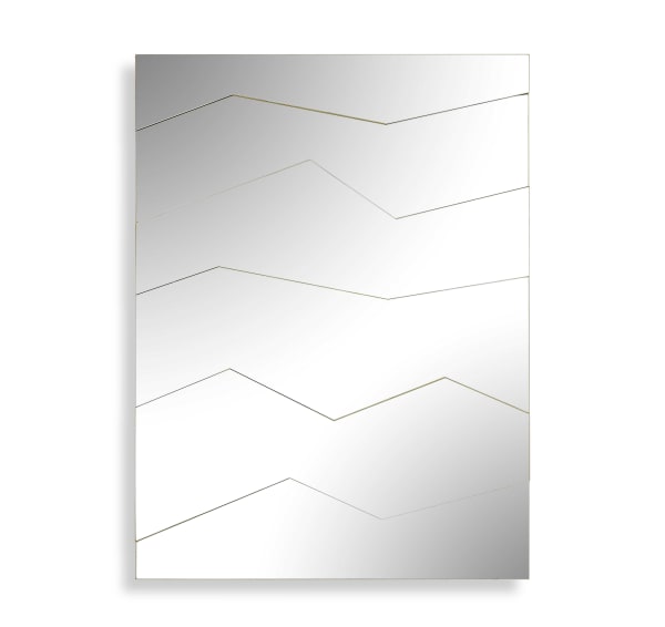 Fracture - Segmented Panel Mirror - Gold