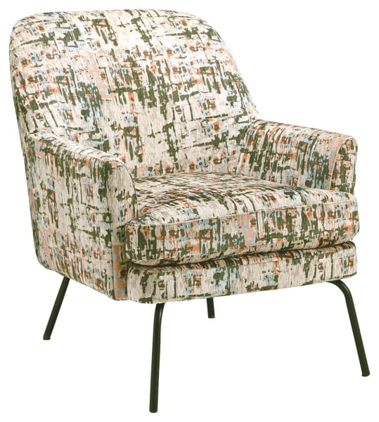 Dericka - Beige/Green - Accent Chair