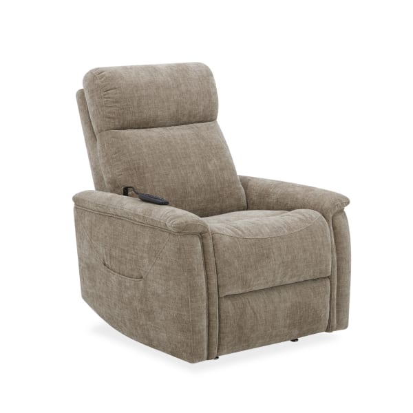 Luma - Power Lift Recliner With Power Headrest, Lumbar, Heat & Massage - Beige