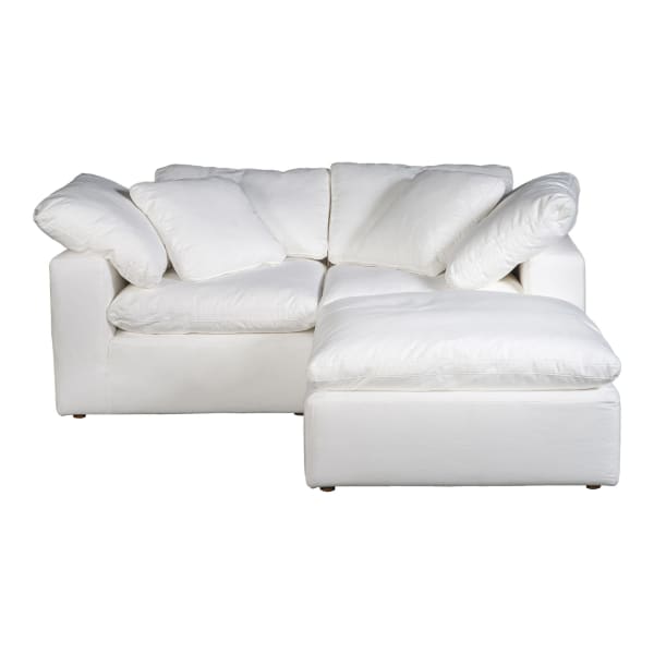 Terra - Livesmart Fabric Condo Nook Modular Sectional - Cream