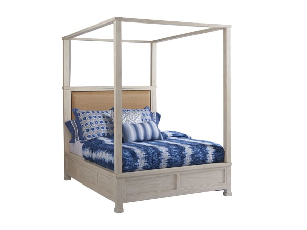 Newport - Shorecliff Canopy Bed 5/0 Queen - Beige