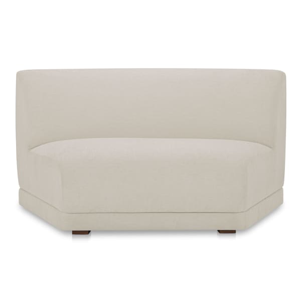 Fraser - Wedge Slipper Chair - Off White