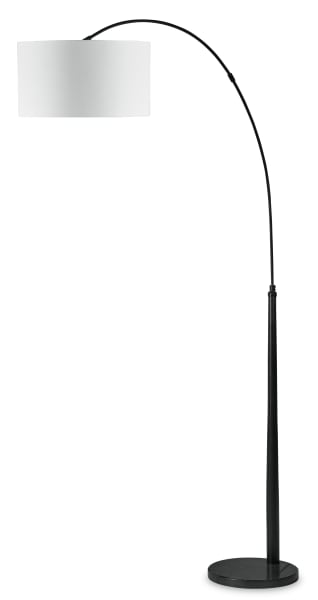 Veergate - Black - Metal Arc Lamp (1/cn)