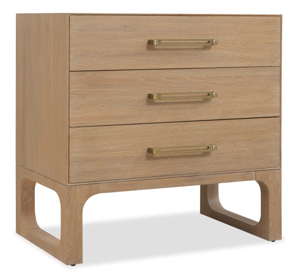 Banyon Bay - Three Drawer Nightstand - Light Brown