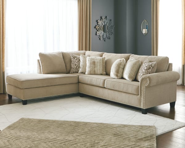 Dovemont - Putty - Left Arm Facing Corner Chaise 2 Pc Sectional
