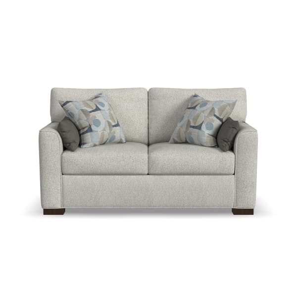 Jasper - Stationary Loveseat - White