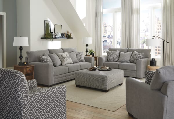 Cutler - Cocktail Ottoman 40" - Basalt