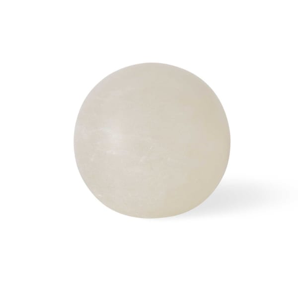 Alabaster - Orb - White